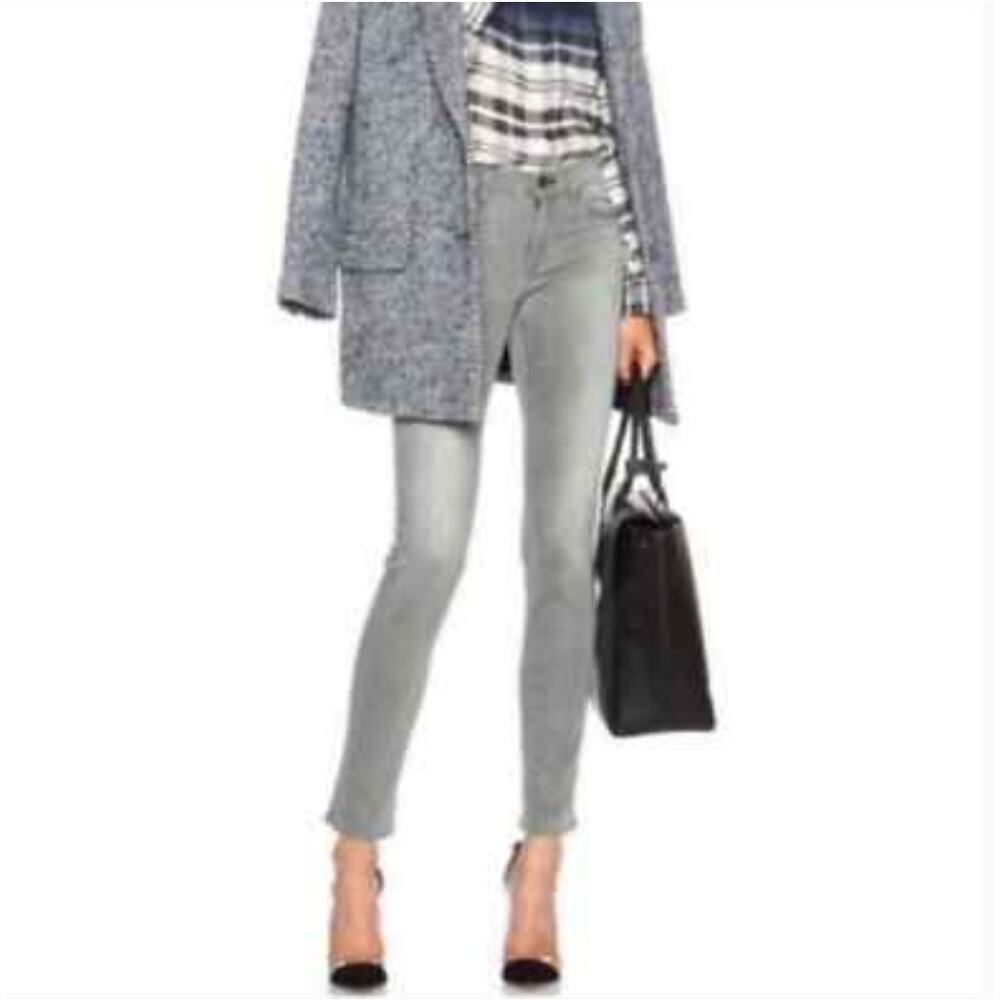 Rag & Bone The Dre Jeans Aged Gray Stretch Low Rise Skinny Womens Size 25